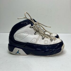 Nike Air Jordan 9 IX White University Blue Pre School
